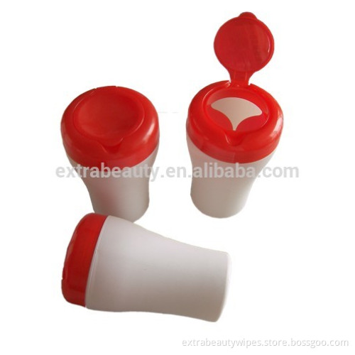 Mini lingettes humides nettoyantes pour bidons